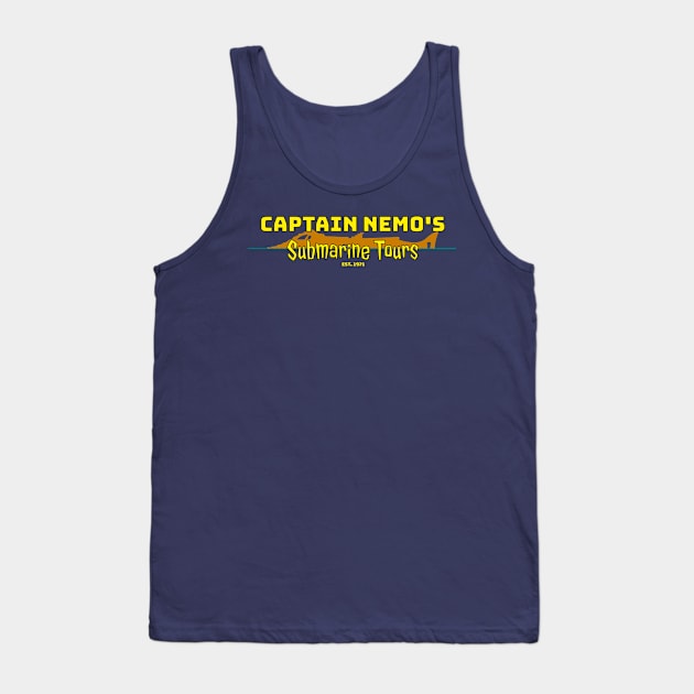 Captain Nemo's Submarine Tours Tank Top by NicksProps